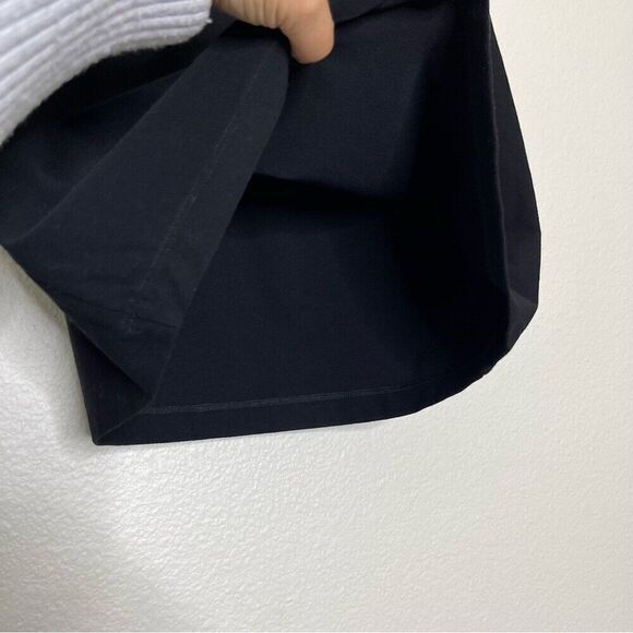 Eileen Fisher Skirt Size XS Black Pull On Knit Knee Length Career Pencil Elastic - Picture 7 of 8